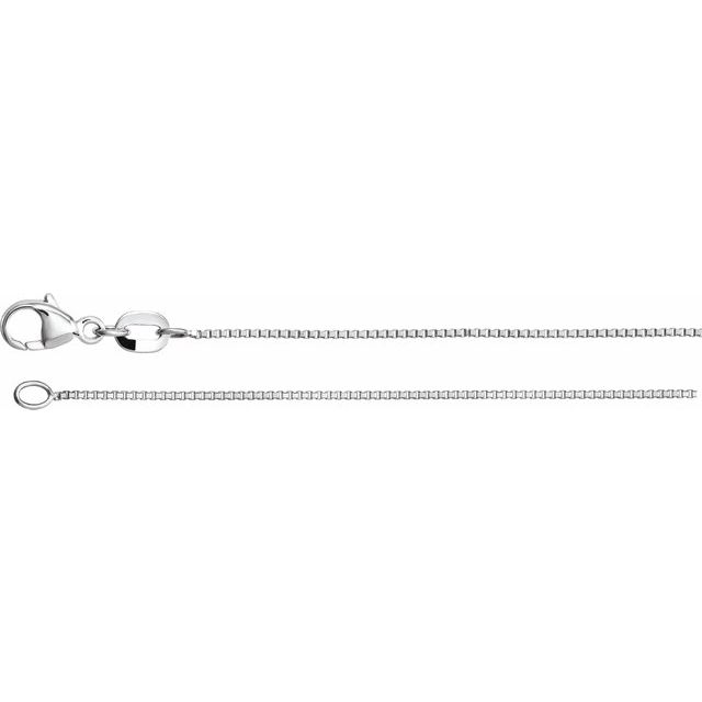 Necklaces - .80 mm Diamond Cut Box Chain