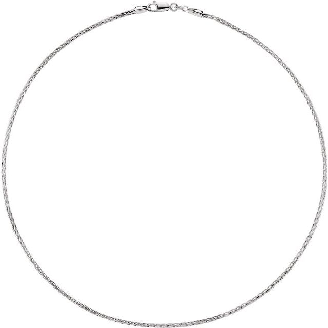 Necklaces - 1.75 mm Wheat Diamond Cut Chain  - image 2