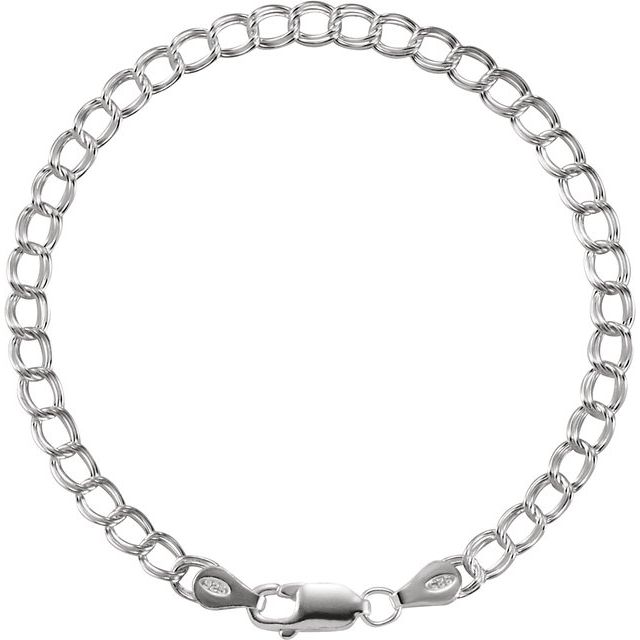 Bracelets - 4 mm Solid Charm Bracelet 
