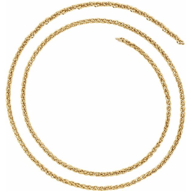 Necklaces - 2.4 mm Wheat Chain 