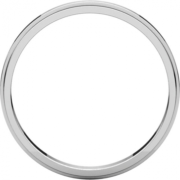 Gemstone Rings - Flat Edge Bands - image #2