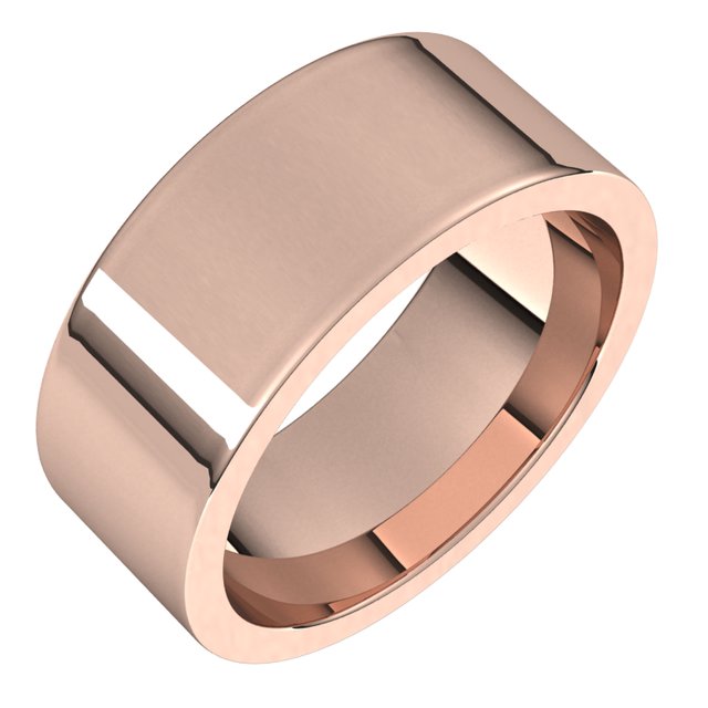 Wedding Bands - Flat Comfort-Fit Bands