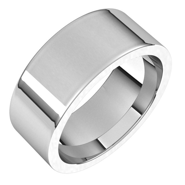 Wedding Bands - Flat Comfort-Fit Bands