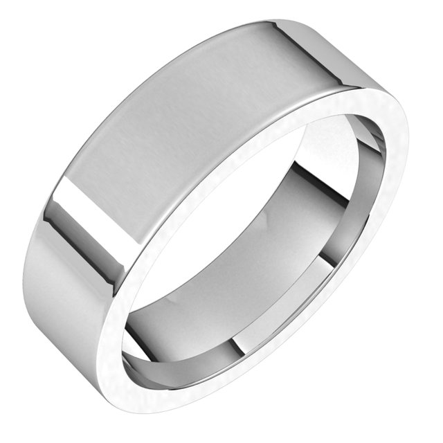 Gemstone Rings - Flat Comfort-Fit Bands