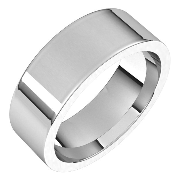 Wedding Bands - Flat Comfort-Fit Bands