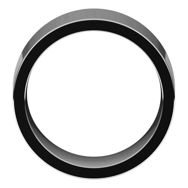 Gemstone Rings - Flat Comfort-Fit Bands - image #2