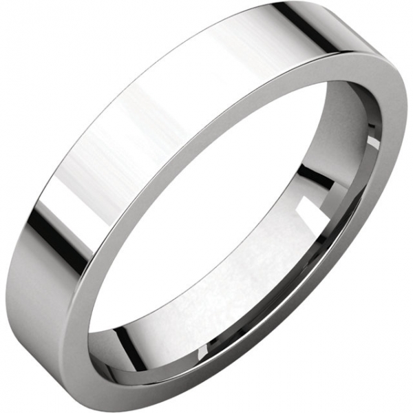 Wedding Bands - Flat Comfort-Fit Bands