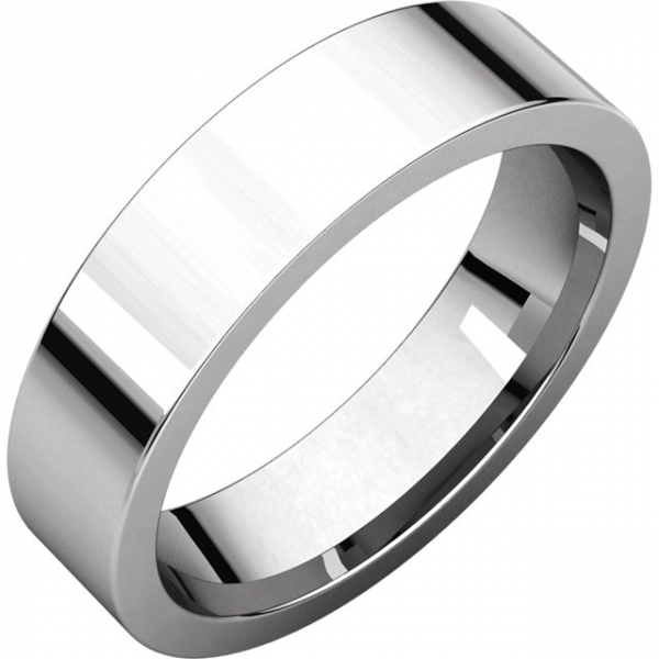 Wedding Bands - Flat Comfort-Fit Bands