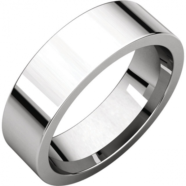 Wedding Bands - Flat Comfort-Fit Bands