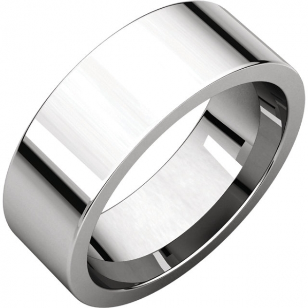 Gemstone Rings - Flat Comfort-Fit Bands