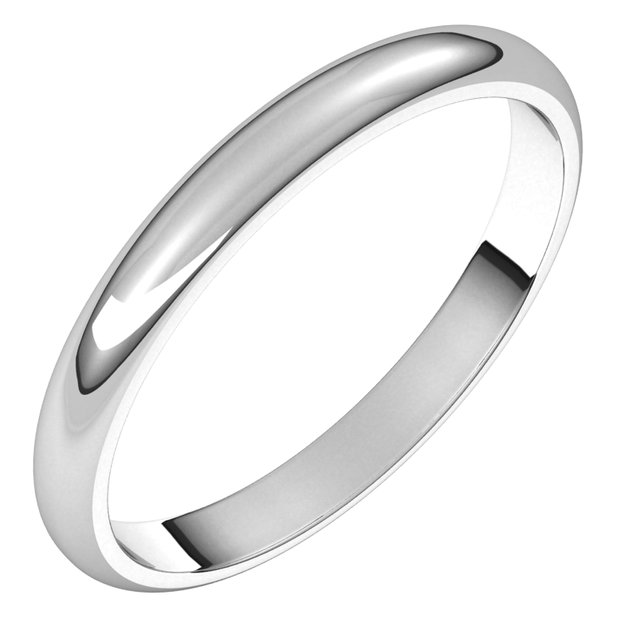Wedding Bands - Half Round Bands