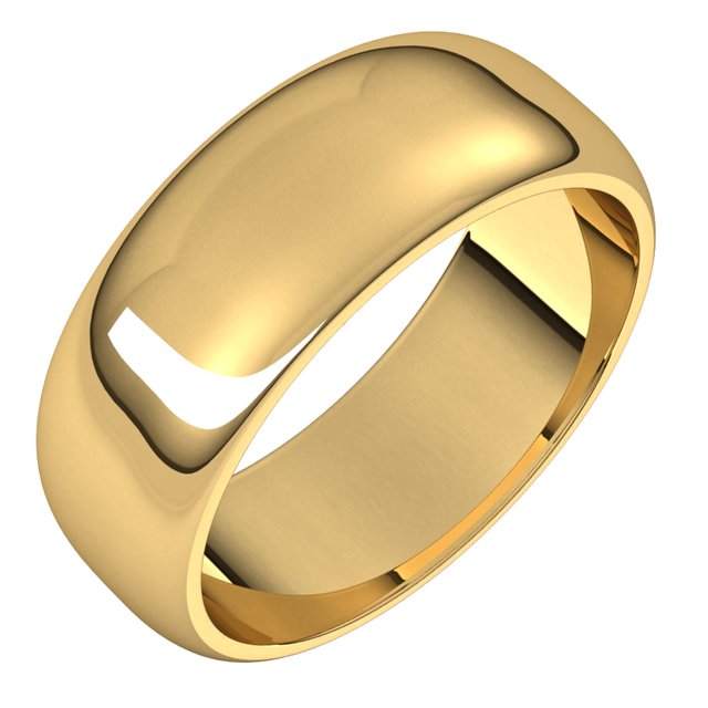 Wedding Bands - Half Round Bands