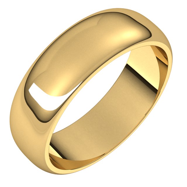 Wedding Bands - Half Round Bands