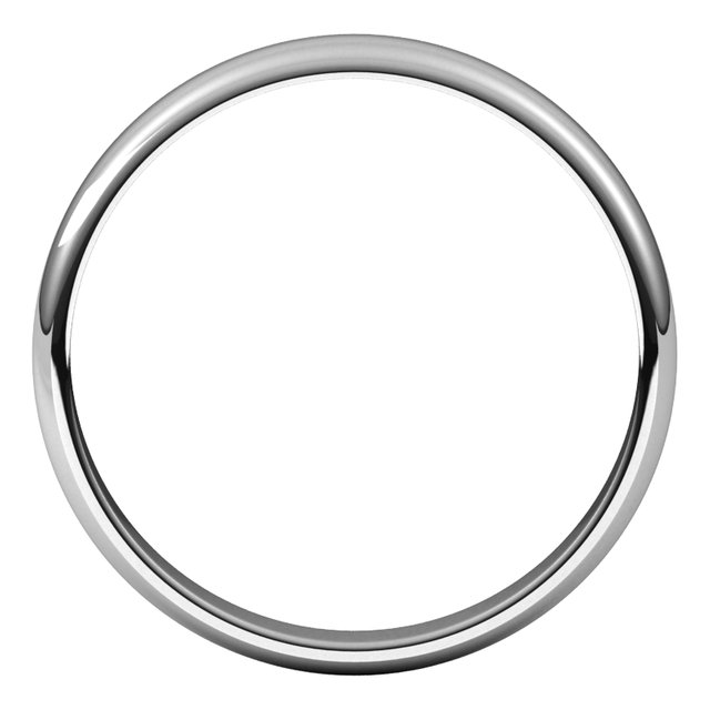 Wedding Bands - Half Round Light Bands - image #2