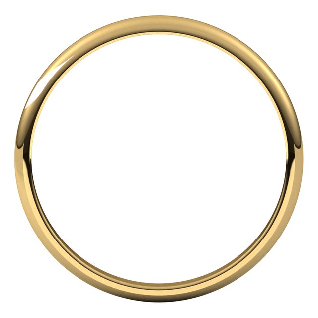 Wedding Bands - Half Round Light Bands - image #2