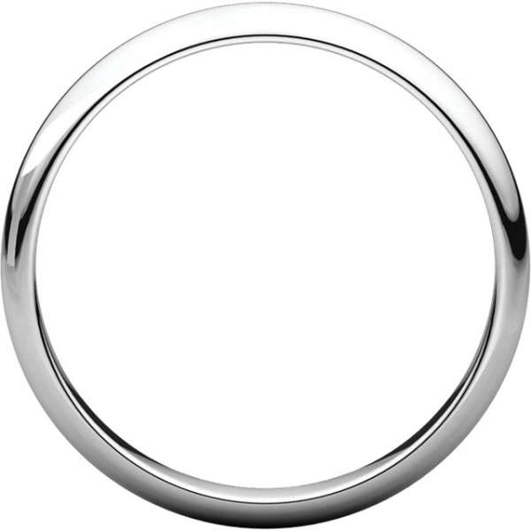 Wedding Bands - Half Round Light Bands - image #2