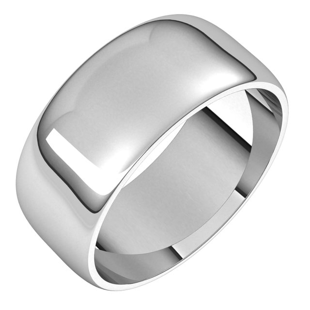 Wedding Bands - Half Round Light Bands