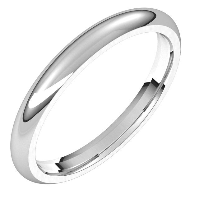 Wedding Bands - Comfort-Fit Bands