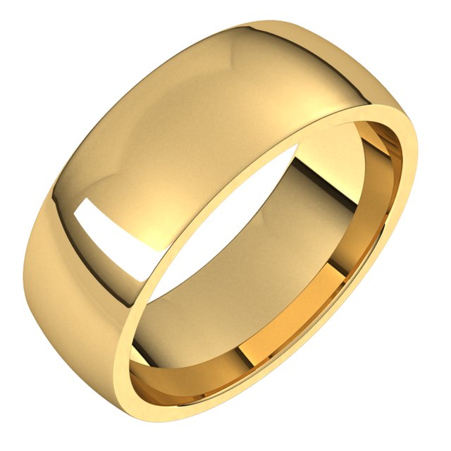 Wedding Bands - Light Comfort-Fit Bands