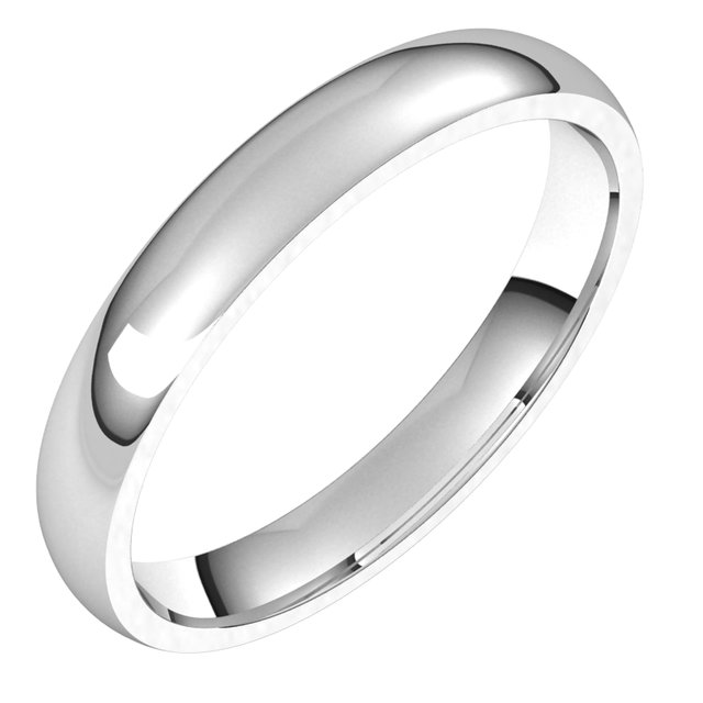 Wedding Bands - Light Comfort-Fit Bands