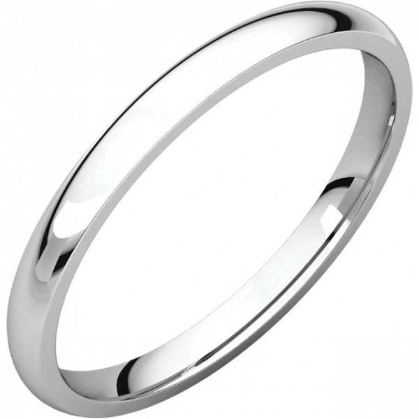 Wedding Bands - Light Comfort-Fit Bands
