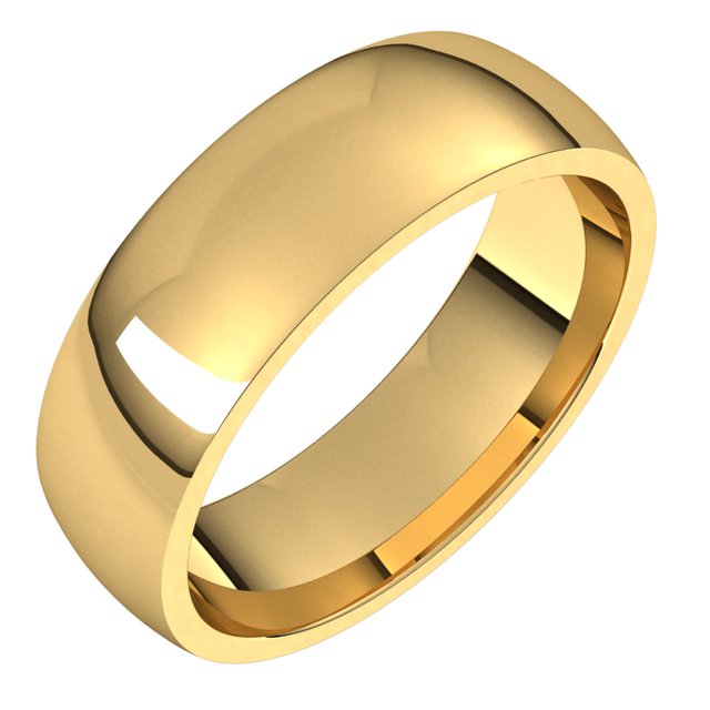 Wedding Bands - Light Comfort-Fit Bands