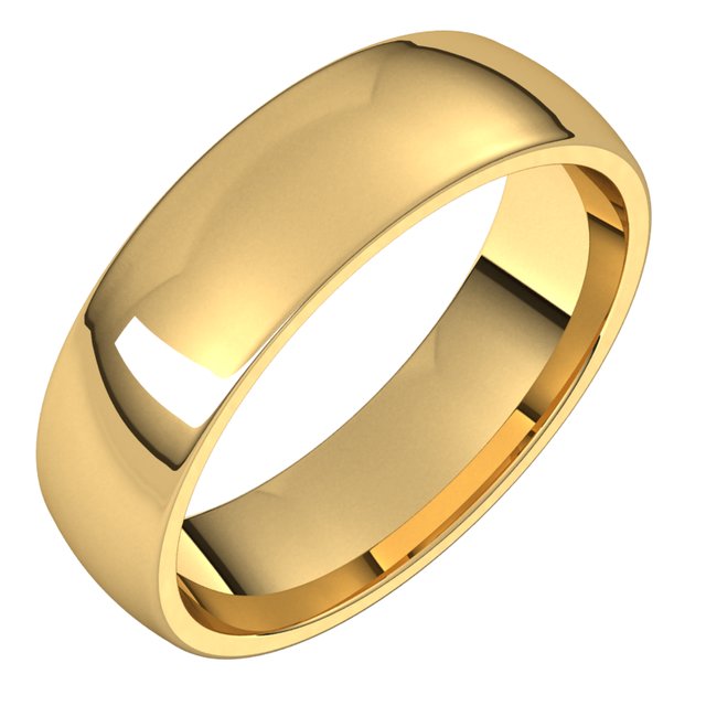 Gemstone Rings - Light Comfort-Fit Bands
