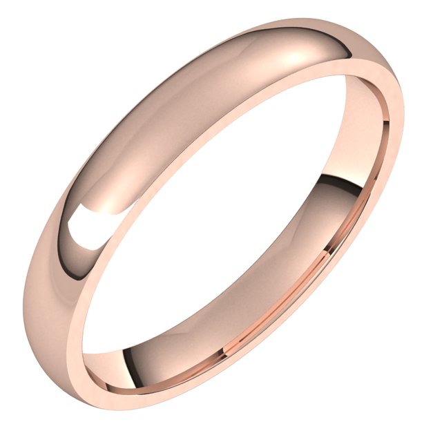 Wedding Bands - Light Comfort-Fit Bands