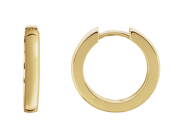 Hinged Hoop Earrings by Stuller