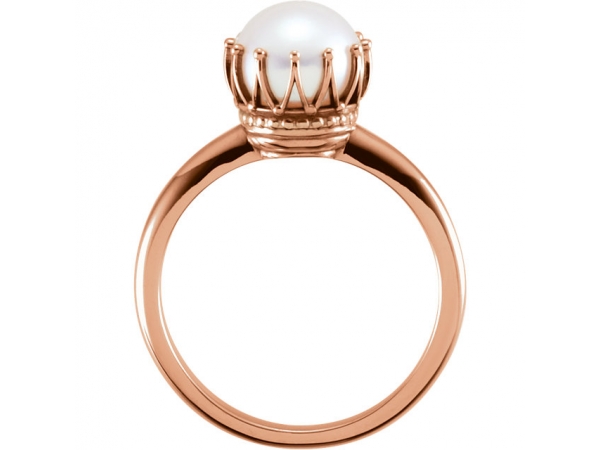 Rings - Pearl Crown Ring - image 2