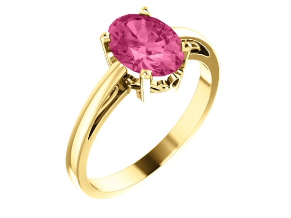 Diamond Fashion Rings - Solitaire Scroll Setting® Ring