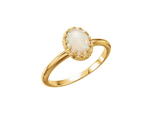 Oval Crown Ring  by Stuller
