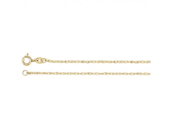 1.25mm Rope Chain by Stuller