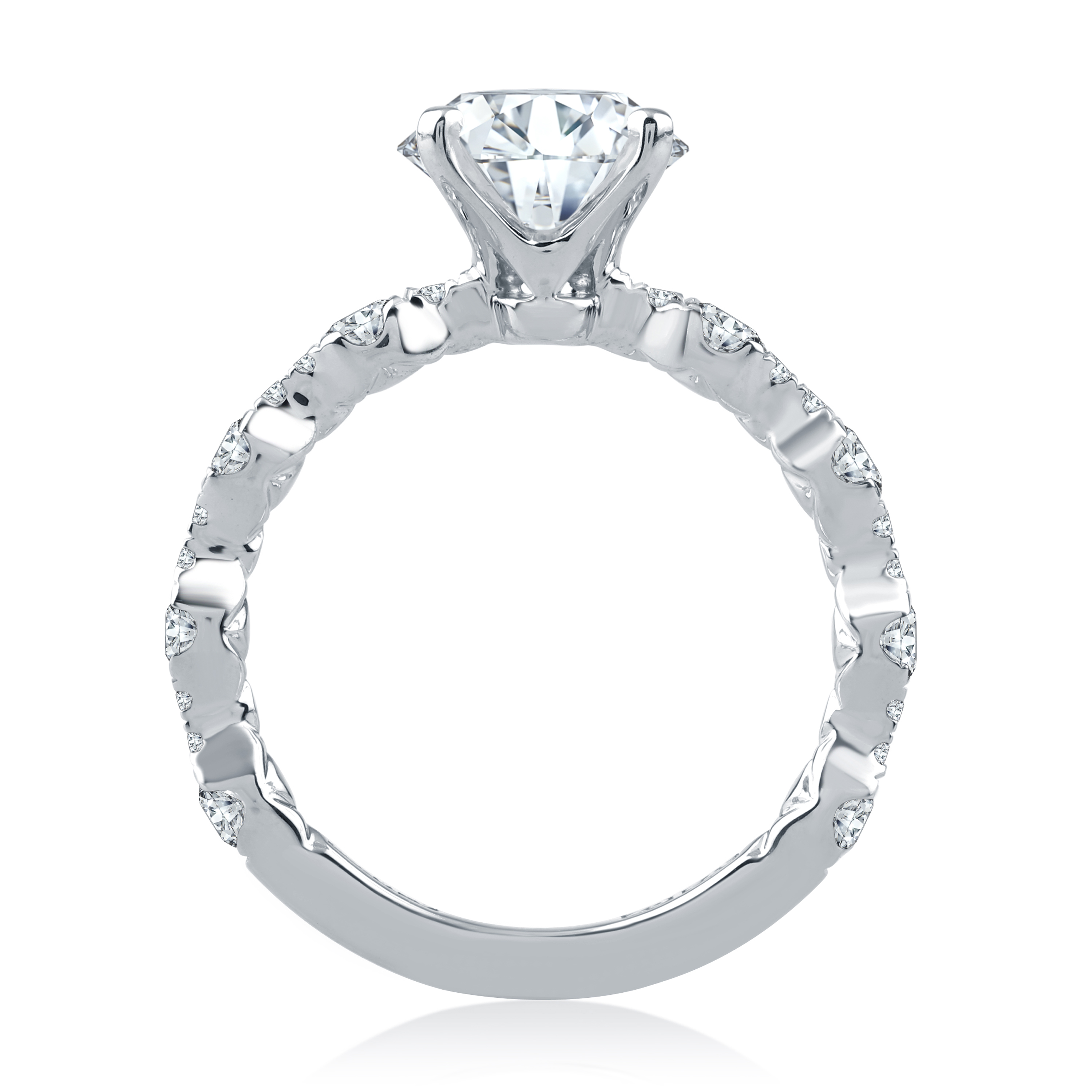 Diamond Engagement Ring Image 3 Sather's Leading Jewelers Fort Collins, CO