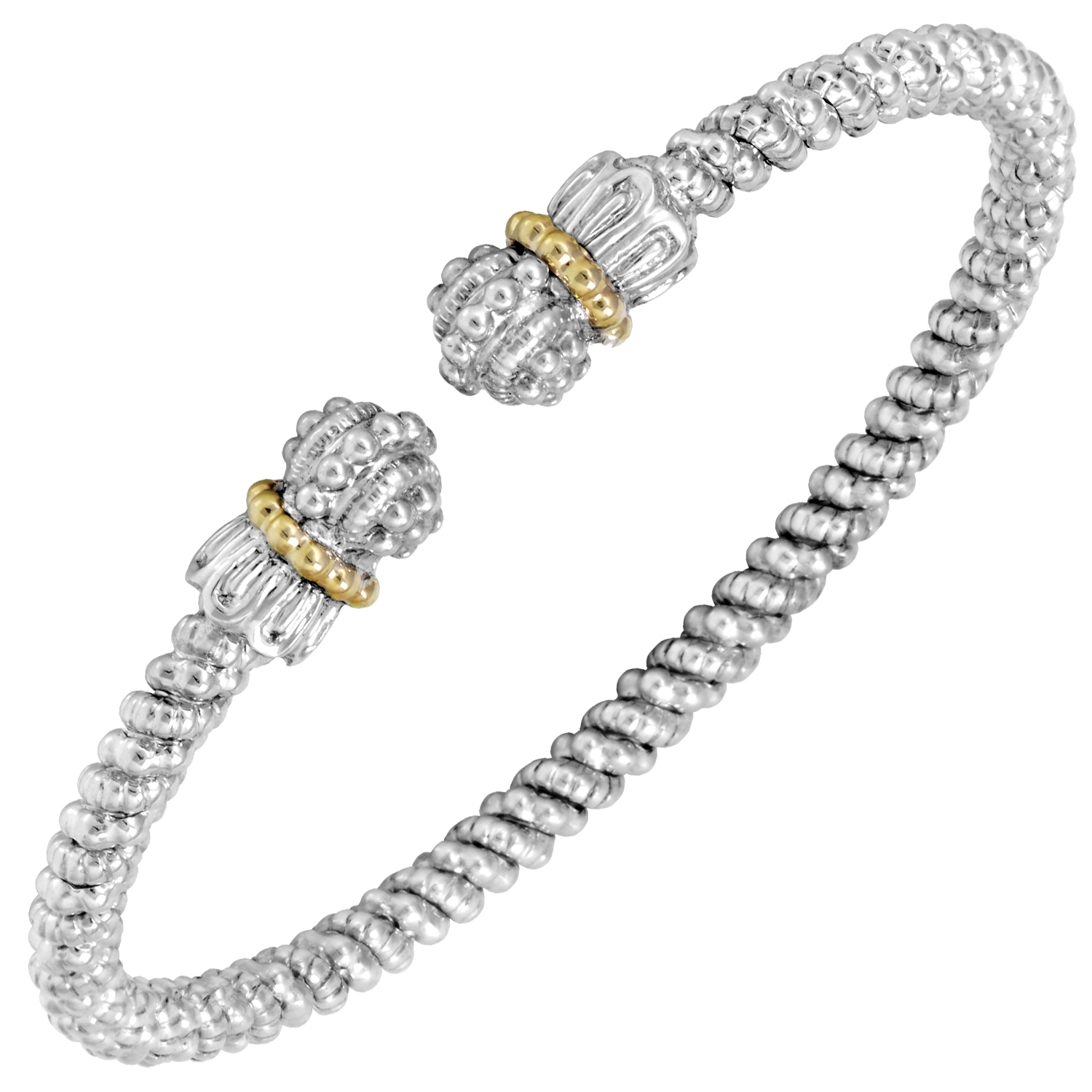Vahan Petite Sterling Silver & Yellow Gold Bracelet Acori Diamonds & Design Friendswood, TX