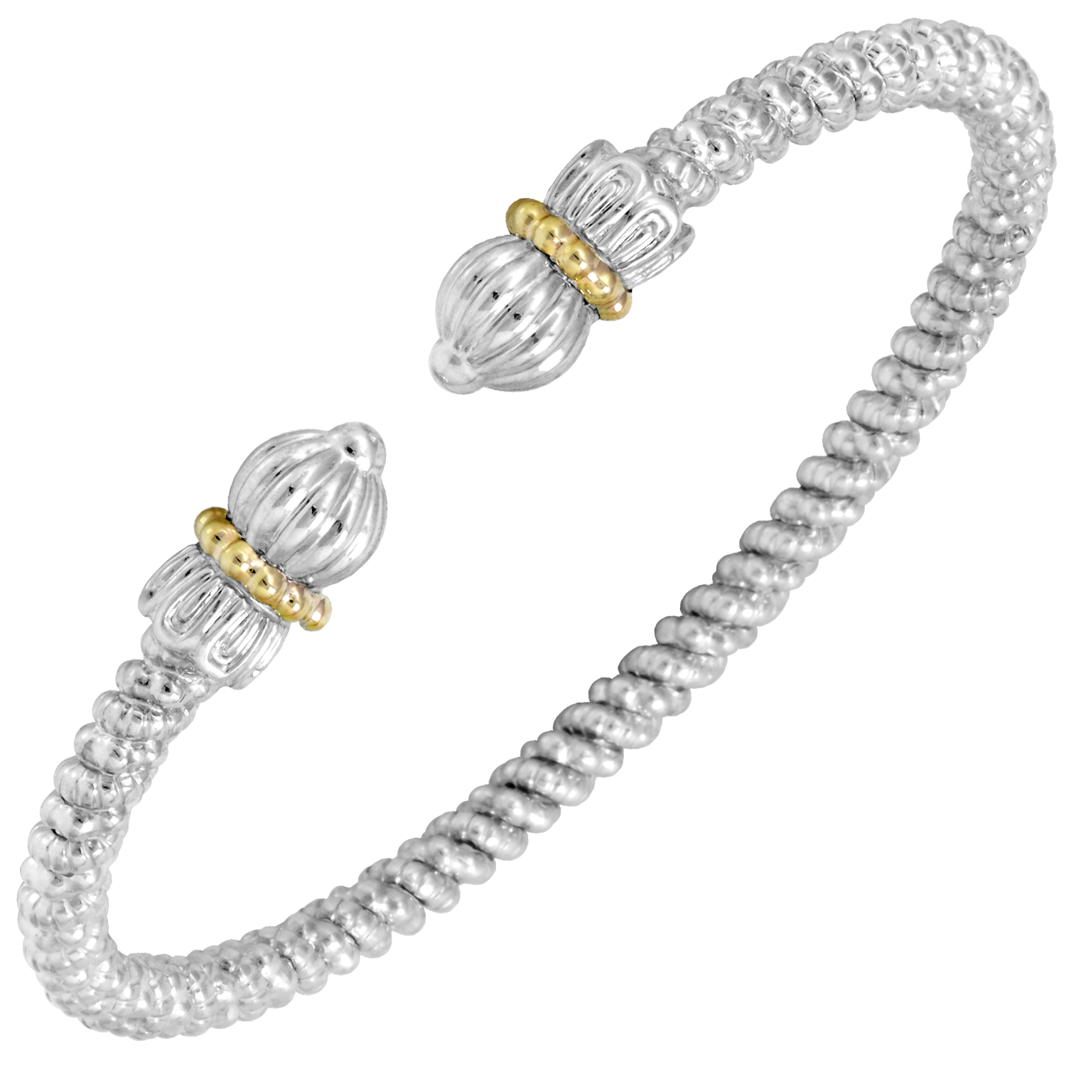 Vahan Petite Sterling Silver & Yellow Gold Bracelet Acori Diamonds & Design Friendswood, TX