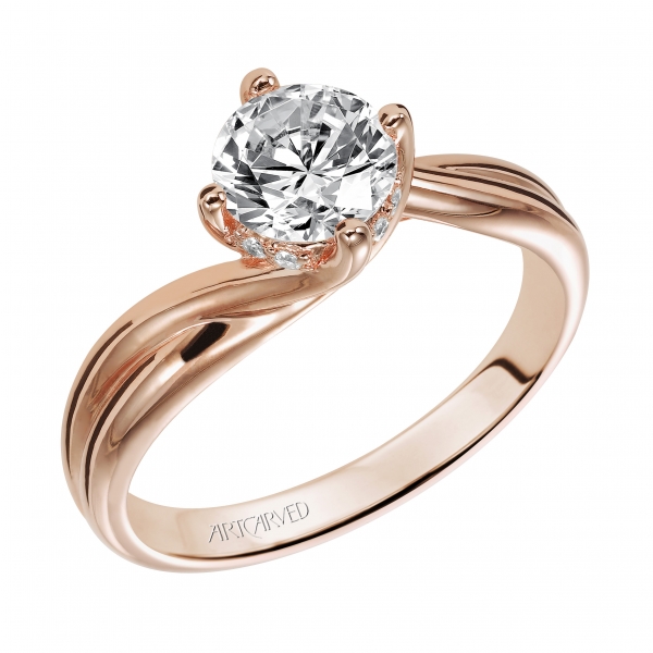 14K Rose Gold Engagement Ring Holtan's Jewelry Winona, MN