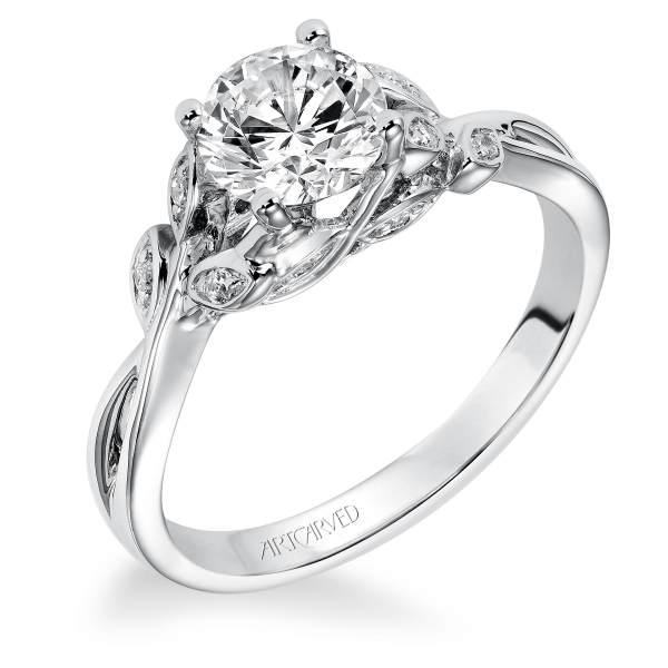 14K White Gold Engagement Ring Holtan's Jewelry Winona, MN