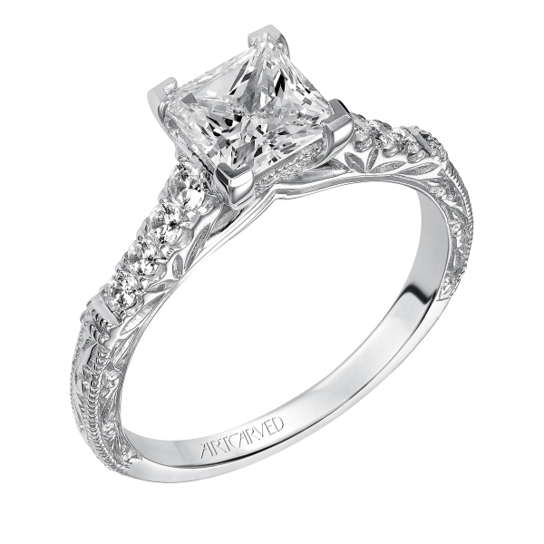14K White Gold Engagement Ring Holtan's Jewelry Winona, MN
