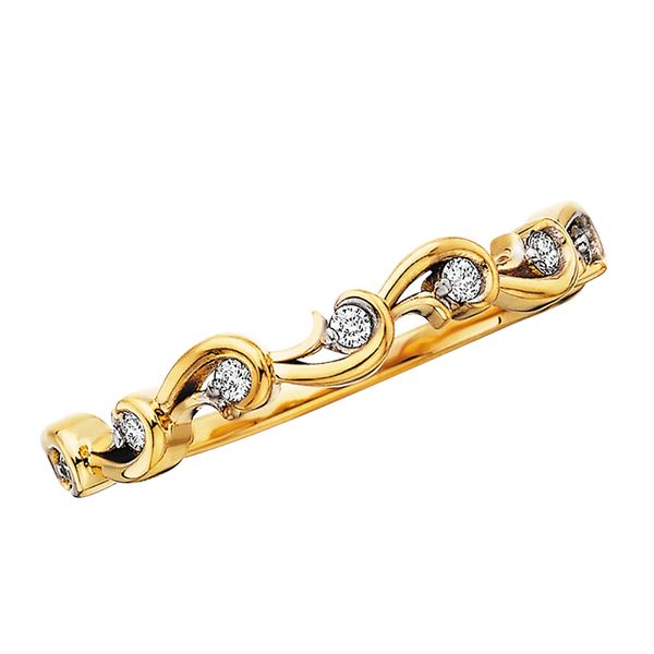 10KY Diamond Stack Ring David Mann, Jeweler Geneseo, NY