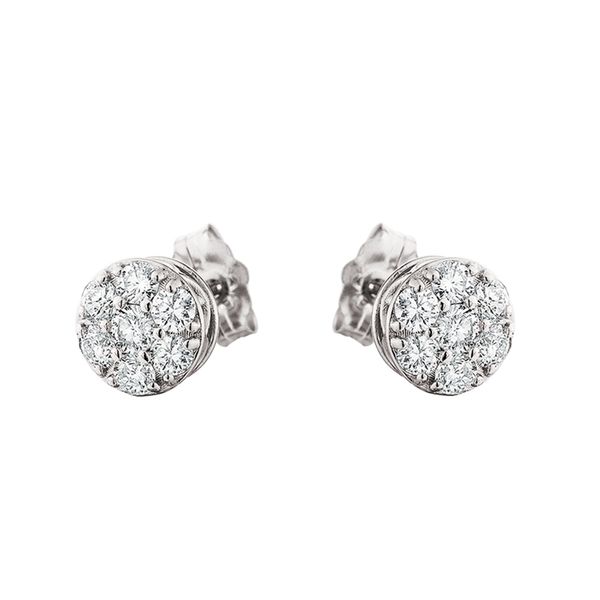 Diamond Cluster Earrings Leitzel's Jewelry Myerstown, PA