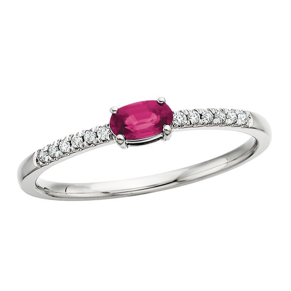 10KW Ruby &  Diamond Ring David Mann, Jeweler Geneseo, NY