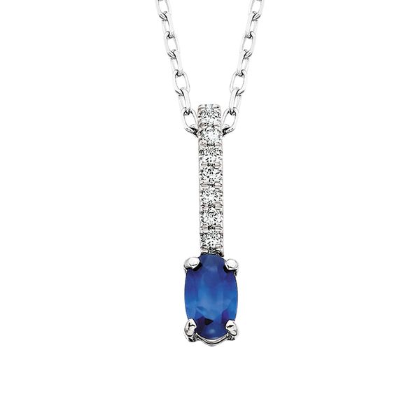 10KW Sapphire Pendant David Mann, Jeweler Geneseo, NY