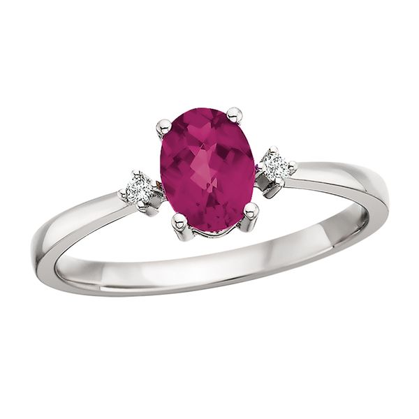 10K Rhodolite &Diamond Ring David Mann, Jeweler Geneseo, NY
