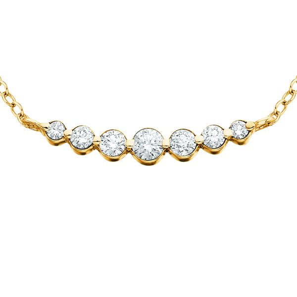 14K Yellow Diamond Necklace David Mann, Jeweler Geneseo, NY
