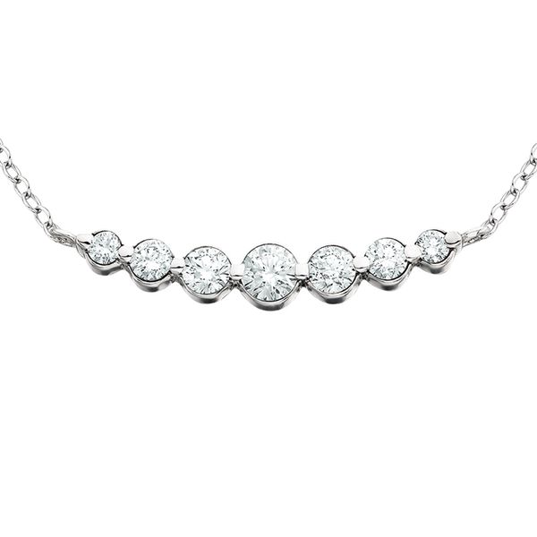 14K White Diamond Necklace David Mann, Jeweler Geneseo, NY