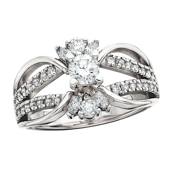 14K White  Engagement Ring David Mann, Jeweler Geneseo, NY