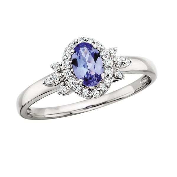 14K Tanzanite and Diamond Ring David Mann, Jeweler Geneseo, NY