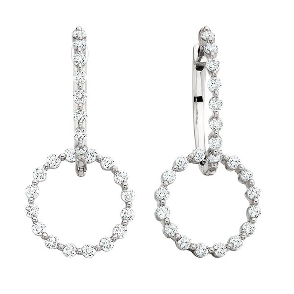 14K Circle Of Love Earrings David Mann, Jeweler Geneseo, NY