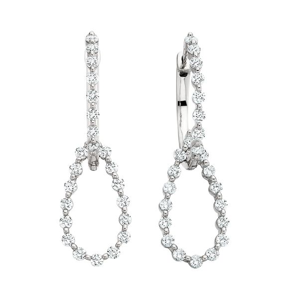 Sparkle Pear Earrings David Mann, Jeweler Geneseo, NY